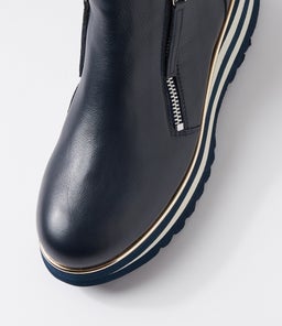 EVOL DJ NAVY LEATHER
