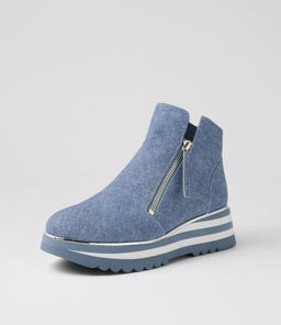 EVOL DJ BLUE DENIM LEATHER