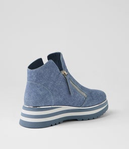EVOL DJ BLUE DENIM LEATHER