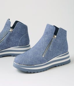 EVOL DJ BLUE DENIM LEATHER