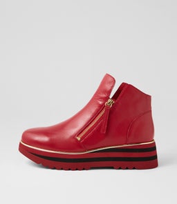 EVOL DJ DK RED LEATHER