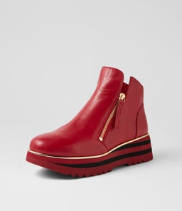 EVOL DJ DK RED LEATHER