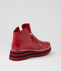 EVOL DJ DK RED LEATHER