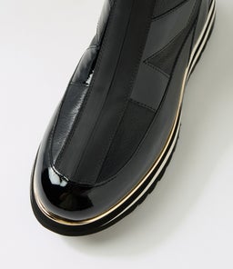 EBBIELA DJ BLACK BLACK PATENT LEATHER