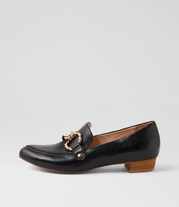 ESBEN DJ BLACK NATURAL HEEL LEATHER
