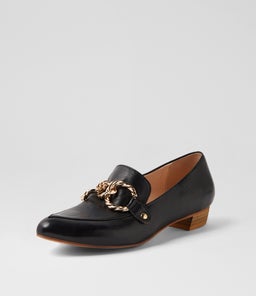 ESBEN DJ BLACK NATURAL HEEL LEATHER
