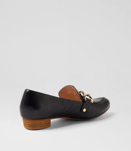 ESBEN DJ BLACK NATURAL HEEL LEATHER