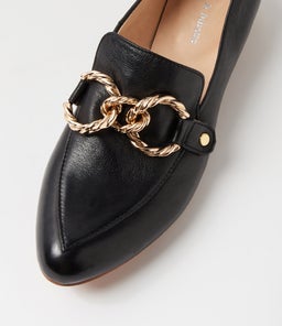 ESBEN DJ BLACK NATURAL HEEL LEATHER