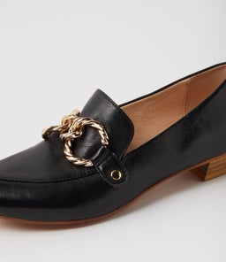 ESBEN DJ BLACK NATURAL HEEL LEATHER