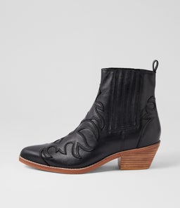 EVERADO DJ BLACK NATURAL HEEL LEATHER