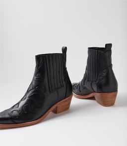EVERADO DJ BLACK NATURAL HEEL LEATHER