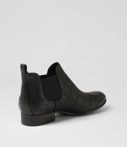 FEN DJ BLACK BLACK HEEL LEATHER