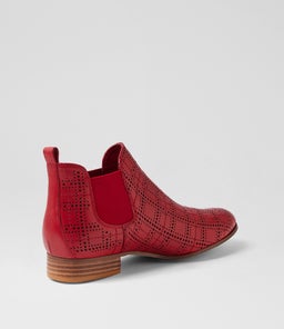 FEN DJ DK RED LEATHER