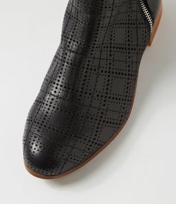 FERAY DJ BLACK NATURAL HEEL LEATHER
