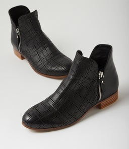 FERAY DJ BLACK NATURAL HEEL LEATHER