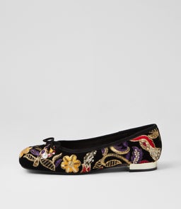 FOYAR DJ BLACK EMBROIDERY VELVET
