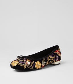 FOYAR DJ BLACK EMBROIDERY VELVET