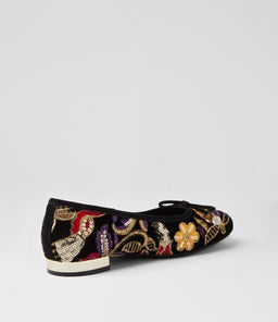FOYAR DJ BLACK EMBROIDERY VELVET