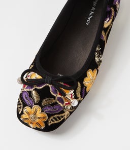 FOYAR DJ BLACK EMBROIDERY VELVET