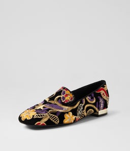 FAIRES DJ BLACK EMBROIDERY VELVET