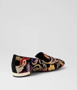 FAIRES DJ BLACK EMBROIDERY VELVET