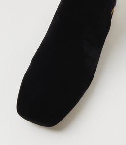FIANNI DJ BLACK EMBROIDERY BLACK VELVET