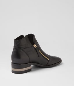FLORISS DJ BLACK BLACK HEEL LEATHER