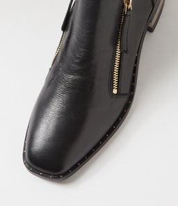 FLORISS DJ BLACK BLACK HEEL LEATHER