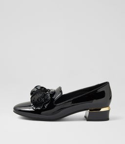 GHANA DJ BLACK PATENT LEATHER