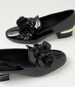 GHANA DJ BLACK PATENT LEATHER