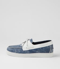 JAYLOHS DJ BLUE DIST WHITE LEATHER
