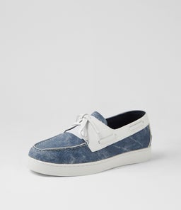 JAYLOHS DJ BLUE DIST WHITE LEATHER