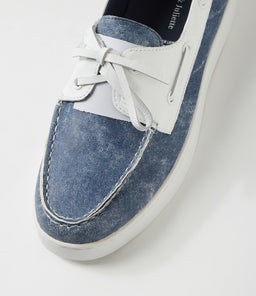 JAYLOHS DJ BLUE DIST WHITE LEATHER