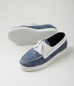 JAYLOHS DJ BLUE DIST WHITE LEATHER