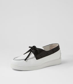 JAYLOHS DJ WHITE BLACK LEATHER