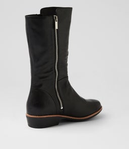LOMAR DJ BLACK BLACK HEEL LEATHER