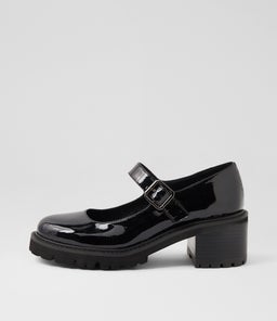 MIRRIAM DJ BLACK BLACK HEEL PATENT LEATHER