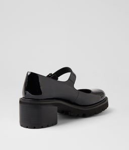 MIRRIAM DJ BLACK BLACK HEEL PATENT LEATHER