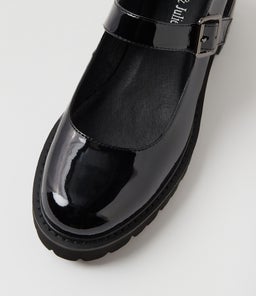 MIRRIAM DJ BLACK BLACK HEEL PATENT LEATHER