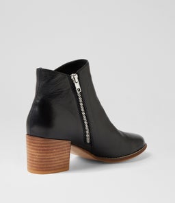 MOUSA DJ BLACK NATURAL HEEL LEATHER