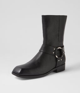 NUTELLA DJ BLACK BLACK HEEL LEATHER