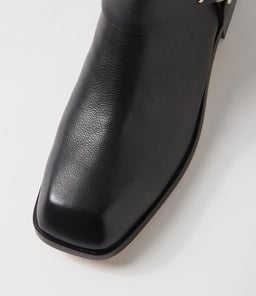 NUTELLA DJ BLACK BLACK HEEL LEATHER