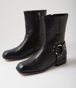 NUTELLA DJ BLACK BLACK HEEL LEATHER