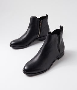 NAKTA DJ BLACK BLACK HEEL LEATHER