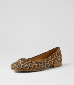 PANISE DJ CAMEL LEOPARD SUEDE