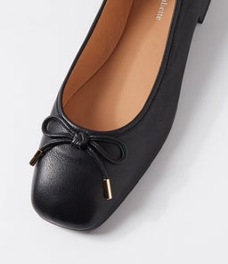 PANISE DJ BLACK BLACK HEEL LEATHER