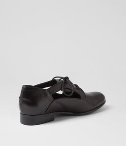 QEMPTO DJ BLACK BLACK HEEL LEATHER