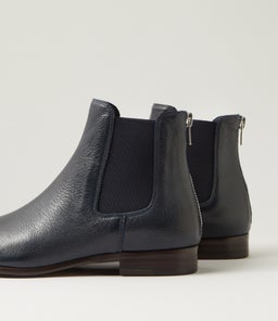 QOLLAD DJ NAVY LEATHER