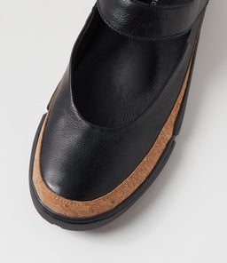TOSHAE DJ BLACK BLACK SOLE LEATHER