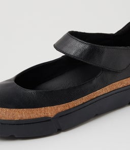 TOSHAE DJ BLACK BLACK SOLE LEATHER
